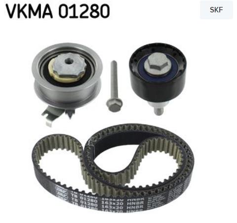 Комплект гpм ремiнь+ролики VKMA01280