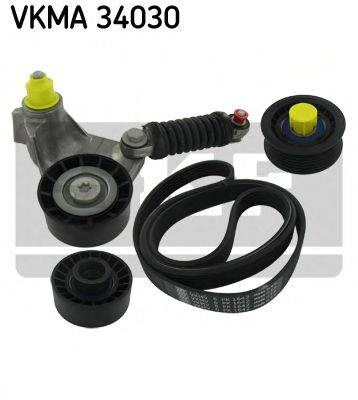 Поликлиновой ременный комплект VKMA34030