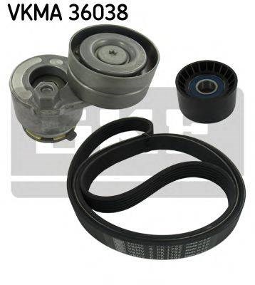 Поликлиновой ременный комплект VKMA36038