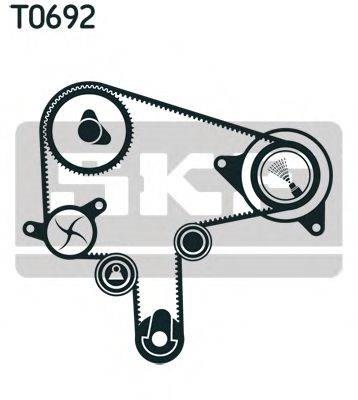 ГРМ ремни, комплект VKMA94919 SKF