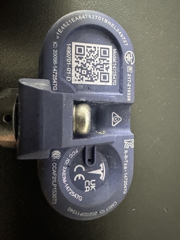 Датчик давления воздуха в шинах 149070101D Tesla Model