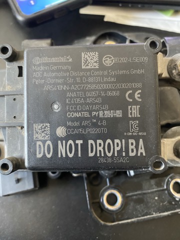 Радарный датчик дистанции 284385SA2C NISSAN
