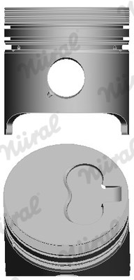 NURAL 8715200710 Поршень на 1 цилиндр, 2-й ремонт в наличии Павлоград