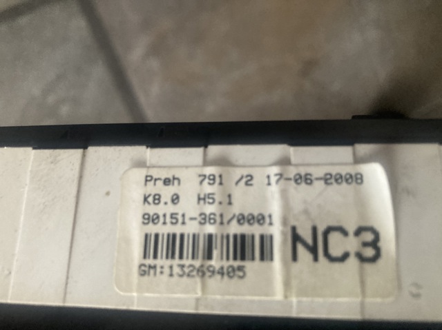 OPEL 13269405 в наличии Житомир