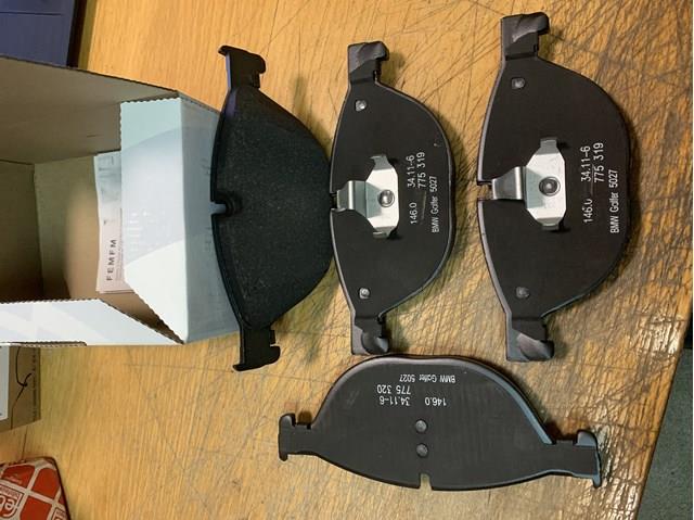 34116851269 BMW Колодки тормозные передние дисковые купить в Черкассы