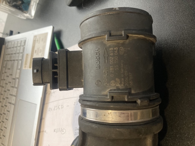 55350048 Датчик потока (расхода) воздуха, расходомер M.A.F. - (Mass Airflow) купить Винница