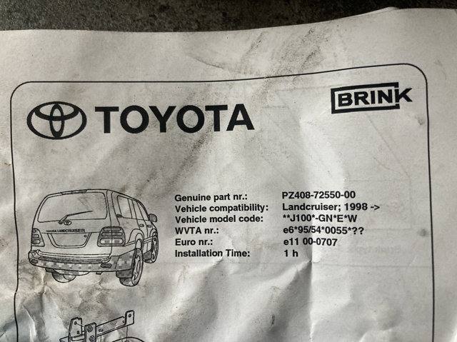 PZ4087255000 Toyota