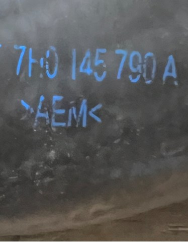 7H0145790A VAG Патрубок интеркулера купить в Ровно