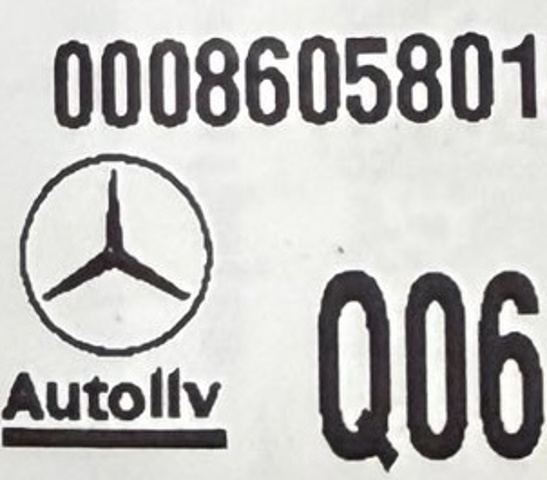 0008605801 MERCEDES Подушка безопасности водителя купить в Одесса
