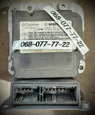 Модуль-процессор управления подушкой безопасности (ЭБУ AIRBAG) A0009004802 MERCEDES
