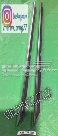 Уплотнитель стекла передней двери левой, внутренний (планка) A1667250365 MERCEDES