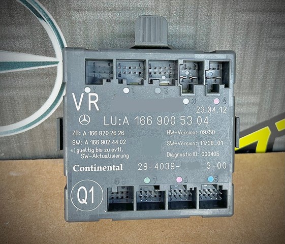 Блок комфорта передней двери A1669005304 MERCEDES