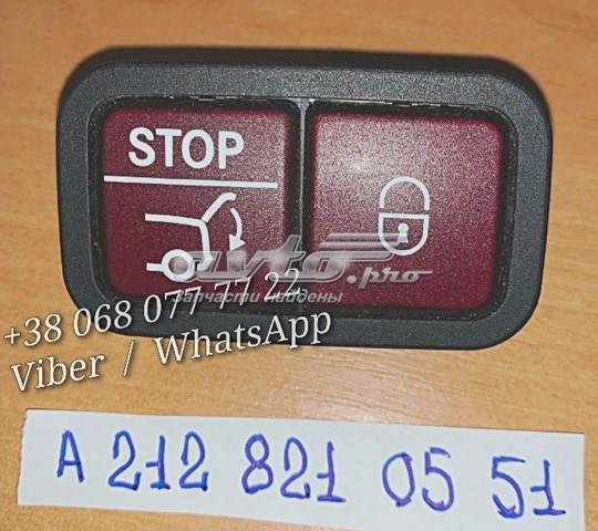 Кнопка салона привода замка 3/5 двери (ляды)/крышки багажника A2128210551 MERCEDES