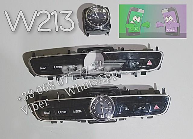 ::: w213 - часы (в блоке кнопок) 2019г. mercedes e-class w213 / мерседес е-класса 213-кузов.  A2138272000