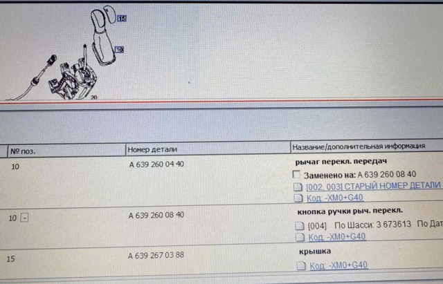 A6392600840 Ручка КПП купить Полтава