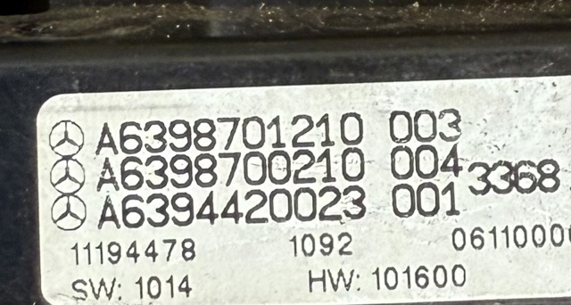 A6398701210 купить Харьков