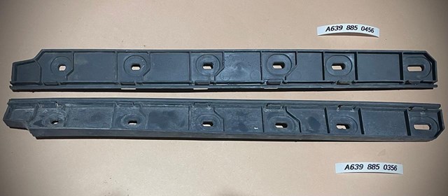 A6398850356 MERCEDES Направляющая заднего бампера левая купить в Запорожье