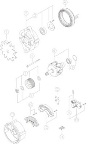 MAHLE MG21 Генератор в наличии Сумы