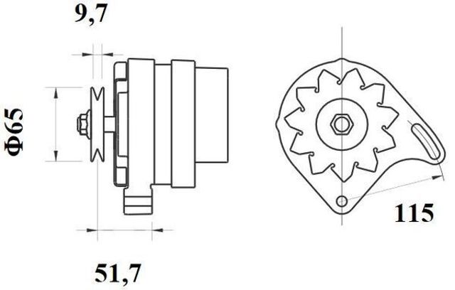 MAHLE MG21 Генератор в наличии Николаев