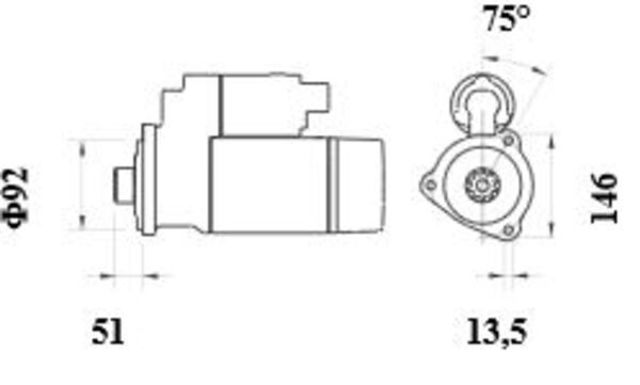 MS940 MAHLE Стартер купить в Сумы