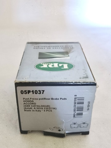 Задние колодки 05P1037 LPR