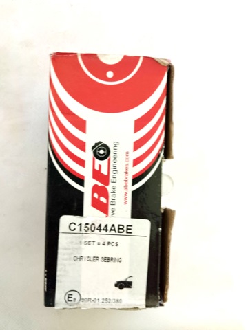 Колодки тормозные дисковые комплект C15044ABE ABE