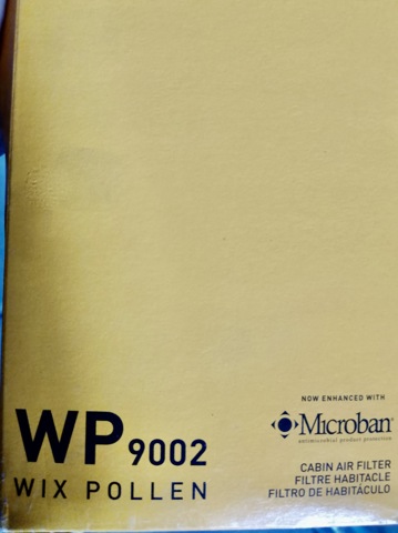 Фильтр пылевой WP9002 WIX