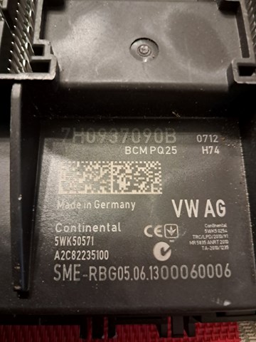 Блок комфорта 7H0937090B VAG