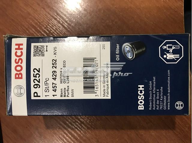 BOSCH 1457429252 Фильтр масляный в наличии Харьков