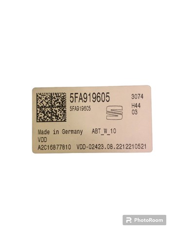 VAG 5FA919605 Дисплей многофункциональный в наличии Ужгород