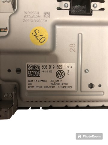 5G6919605 VAG Магнитола купить в Павлоград