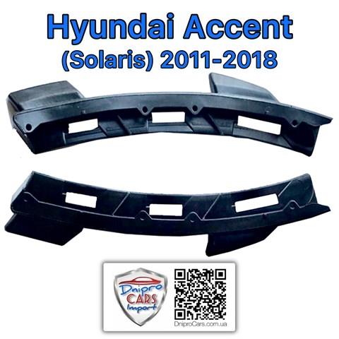 Hyundai accent 11-18 крепление (original) бампера левое (под фару) 865831R000