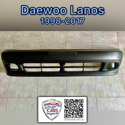 Бампер на авто Daewoo Lanos