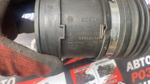 0281002912 BOSCH Датчик потока (расхода) воздуха, расходомер M.A.F. - (Mass Airflow) купить в Винница
