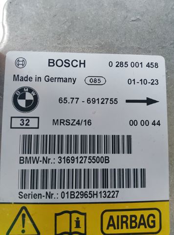0285001458 Модуль-процессор управления подушкой безопасности (ЭБУ AIRBAG) купить Винница