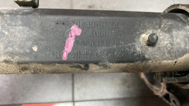 Шланг (патрубок) водяного насоса приемный