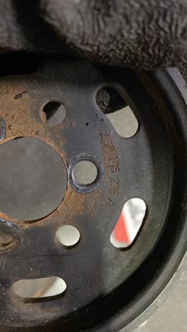 Шкив насоса ГУР