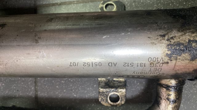 Радіатор системи EGR рециркуляції вихлопних газів