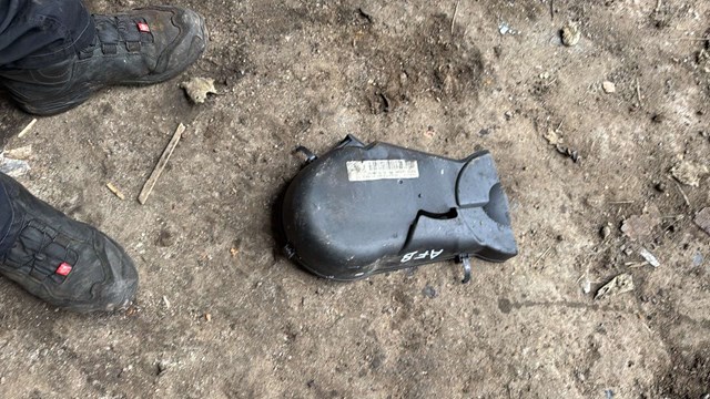 Защита ремня ГРМ левая