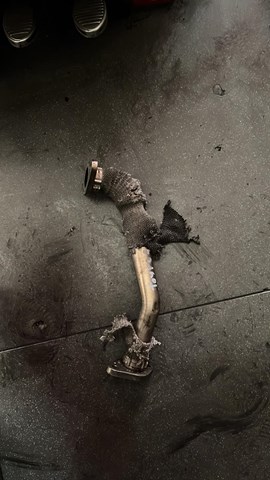 Трубка отработанных газов egr touareg