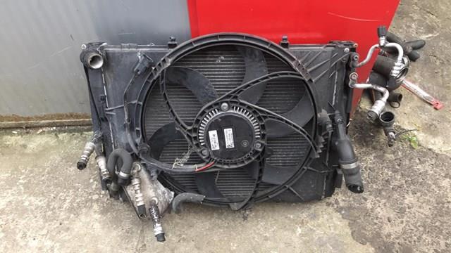 Диффузор радиатора охлаждения, в сборе с мотором и крыльчаткой 17427523258