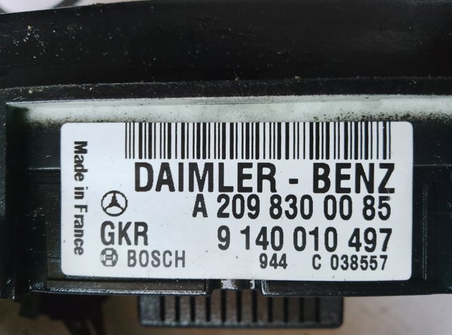 MERCEDES 2098300085 Блок управления кондиционером в наличии Черкассы