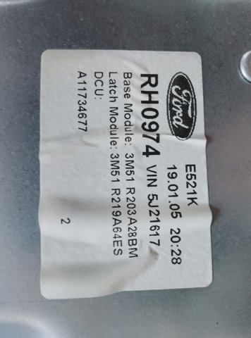 Механізм склопідіймача передній правий передній ford c-max