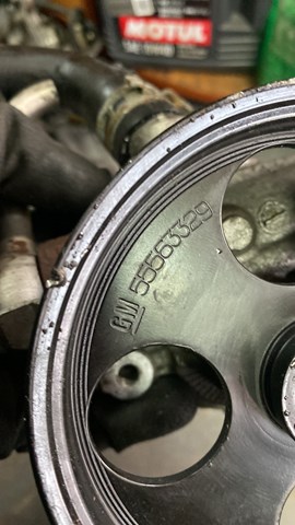 55563329 GM Шкив насоса ГУР купить в Сумы