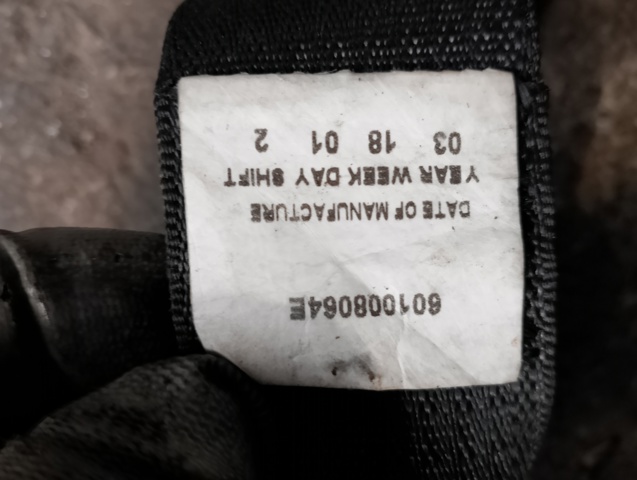 Передній ремінь безпеки