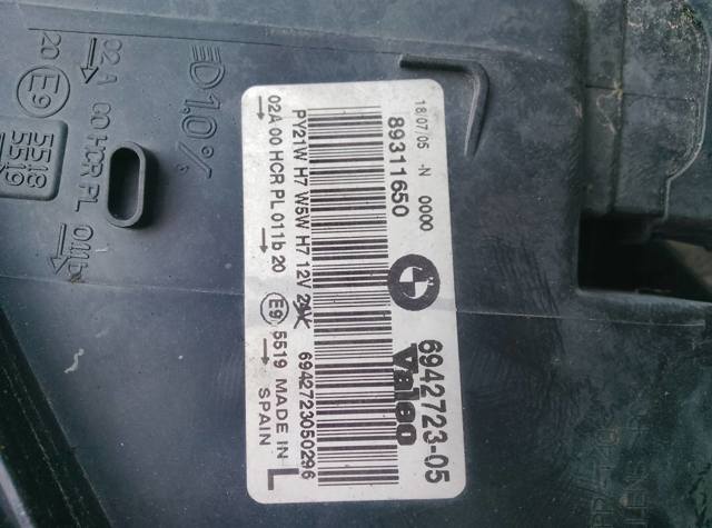 Фара передняя левая BMW 3, E90, E91