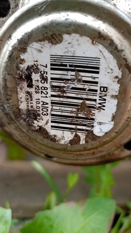 Піввісь задня, ліва