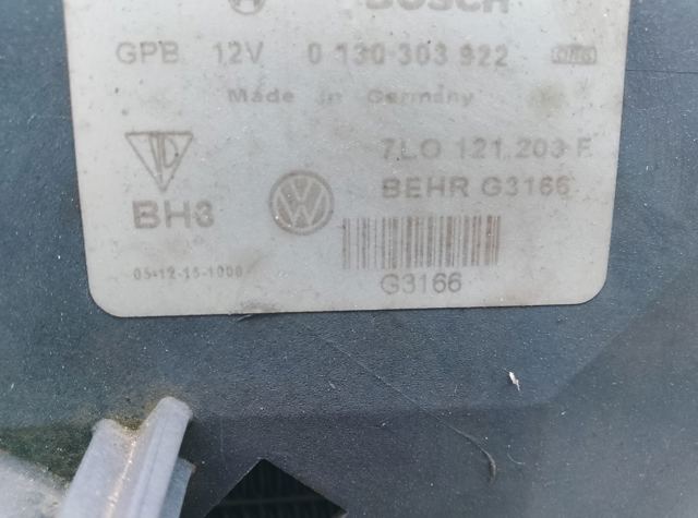 VAG 7L0121203 Диффузор радиатора охлаждения, в сборе с мотором и крыльчаткой в наличии Черкассы