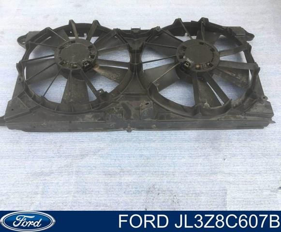 JL3Z8C607B FORD Диффузор радиатора охлаждения, в сборе с мотором и крыльчаткой купить в Чернигов