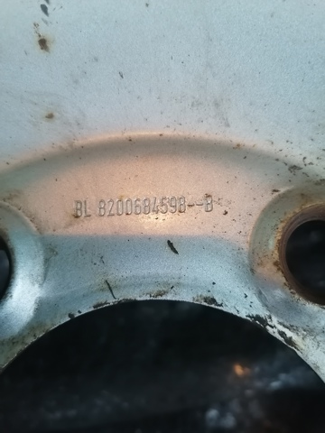 8200684598 RENAULT Диски колесные стальные (штампованные) купить в Тернополь